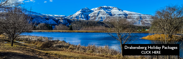 A view of the snow-capped Drakensberg mountain range, which can be visited with a cheap holiday package from Flight Centre.